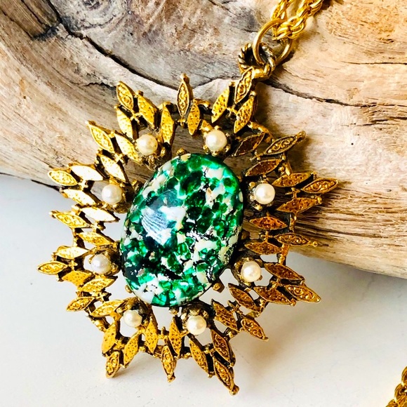 Vintage LJM Dragons Breath Necklace - Picture 4 of 14